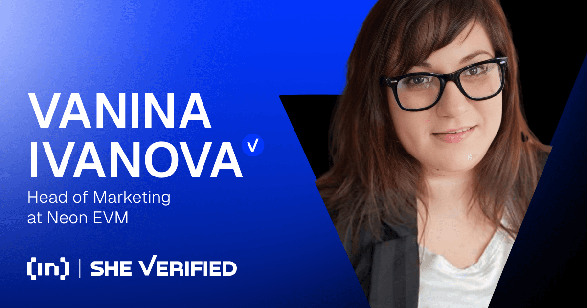 Эксклюзивті SheVerified: Neon EVM маркетинг бөлімінің басшысы Ванина Иванова криптода әйелдердің қатысуын арттыру туралы