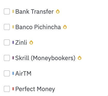 How to match with buyers on Binance P2P using payment methods